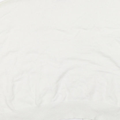Womens UK Size M Richards White Pullover Jumper