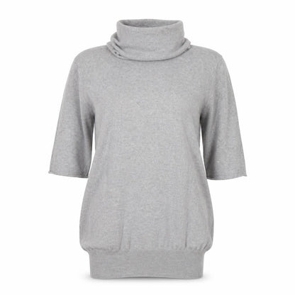 Front view of Blend She women’s grey jumper, size M