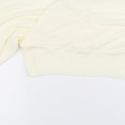 Womens UK Size S PRETTYLITTLETHING White Pullover Jumper