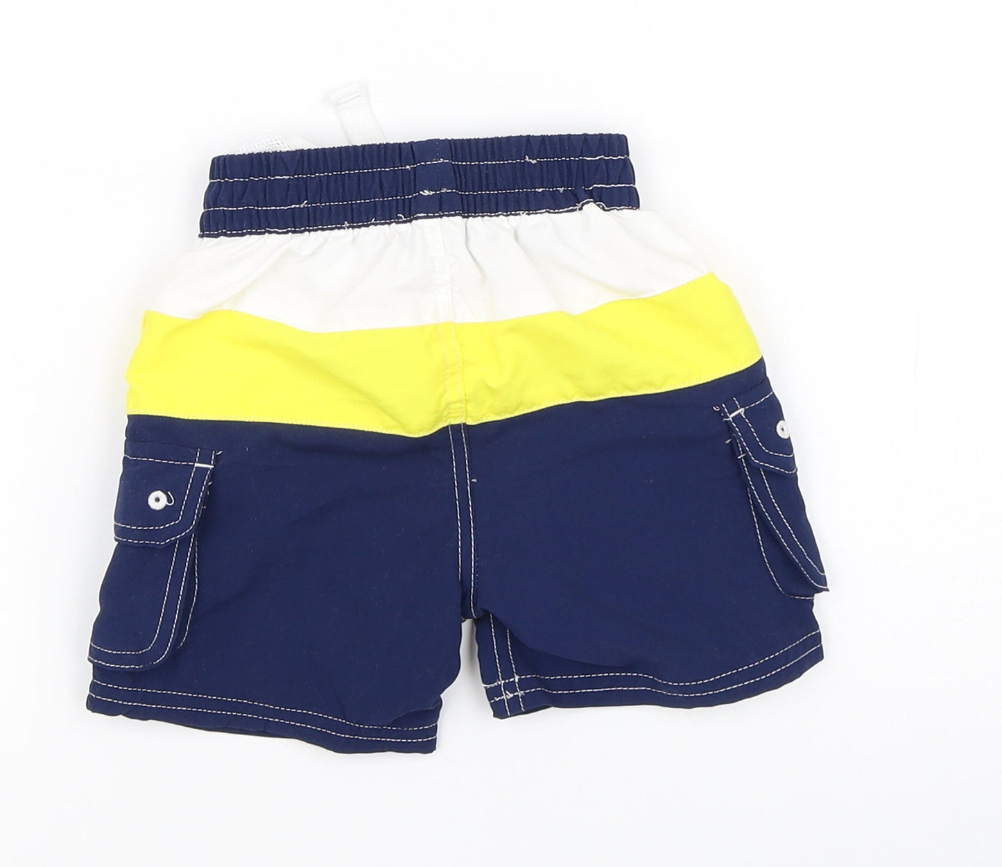Mini Club Boys Multicoloured Striped  Cropped Trousers Size 9-12 Months