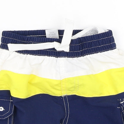 Mini Club Boys Multicoloured Striped  Cropped Trousers Size 9-12 Months