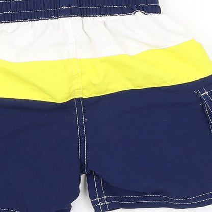 Mini Club Boys Multicoloured Striped  Cropped Trousers Size 9-12 Months