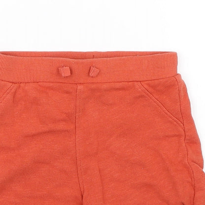 Marks and Spencer Boys Orange   Cropped Trousers Size 12-18 Months
