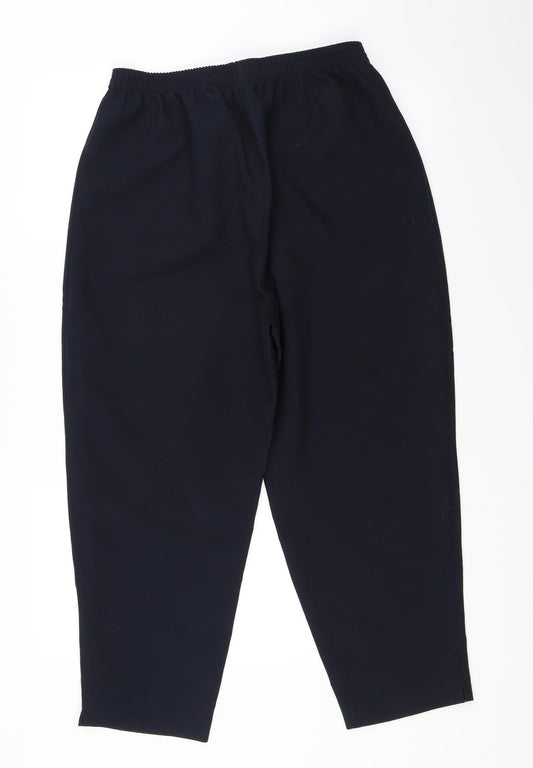 Womens UK Size 16 Slimma Regular Fit  Blue Trousers