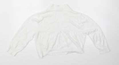 Wallis Womens White   Pullover Jumper Size M