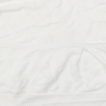 Wallis Womens White   Pullover Jumper Size M