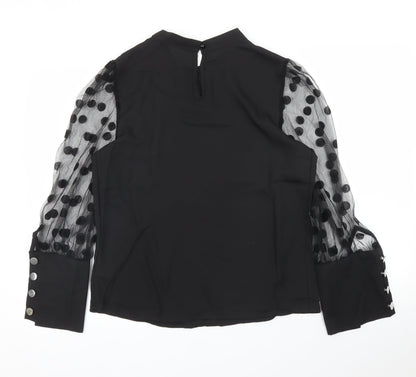 Lapa Womens Black   Basic Blouse Size M