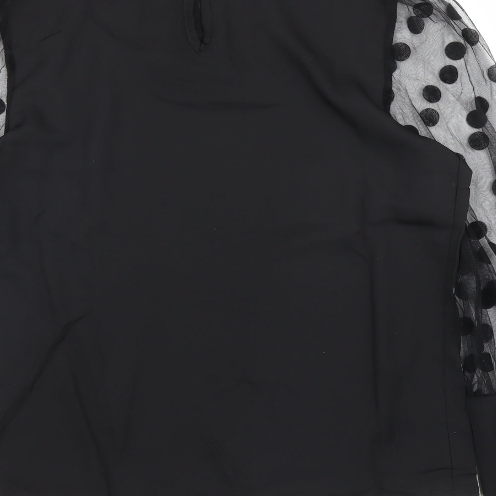 Lapa Womens Black   Basic Blouse Size M