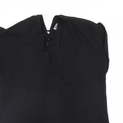 F&F Womens Black   Basic Blouse Size 10