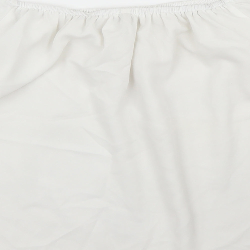 Stradavarius Womens White   Basic Blouse Size S