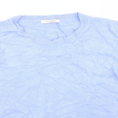 M&S Womens Blue   Basic Blouse Size 18