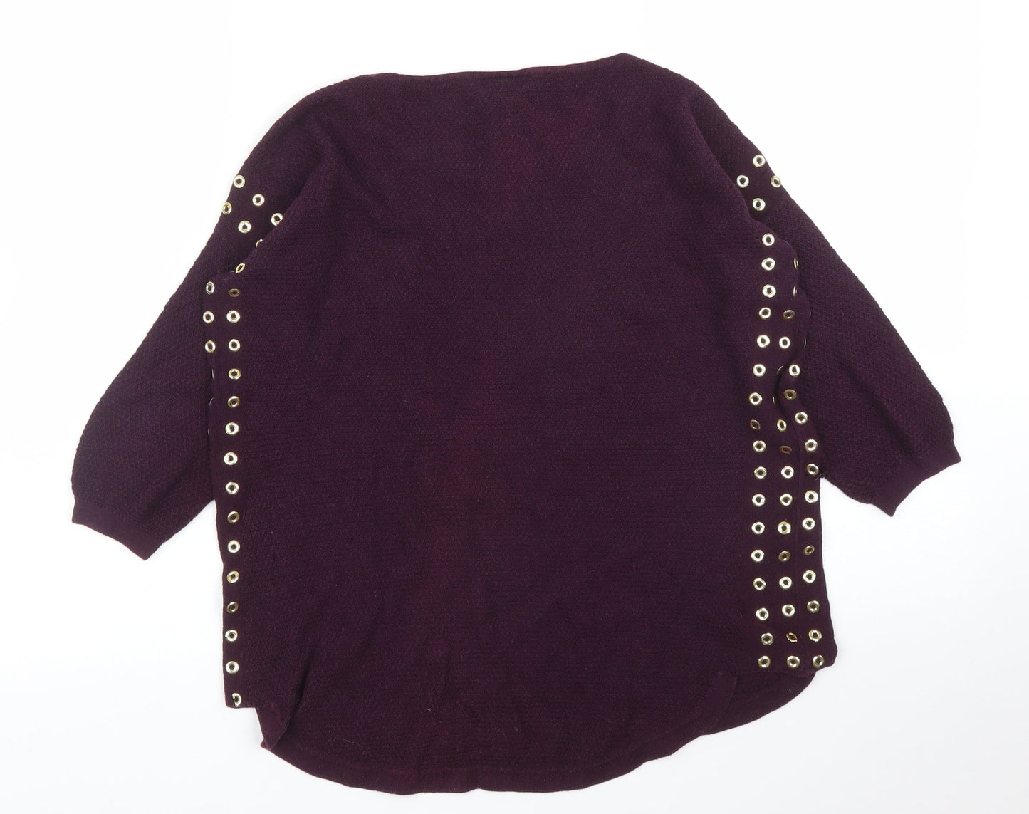 Womens UK Size 6 Warehouse Purple Pullover Jumper