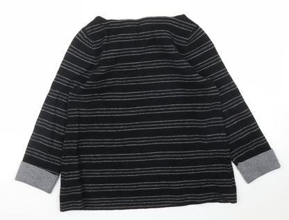 Womens UK Size M Kenar Black Pullover Jumper