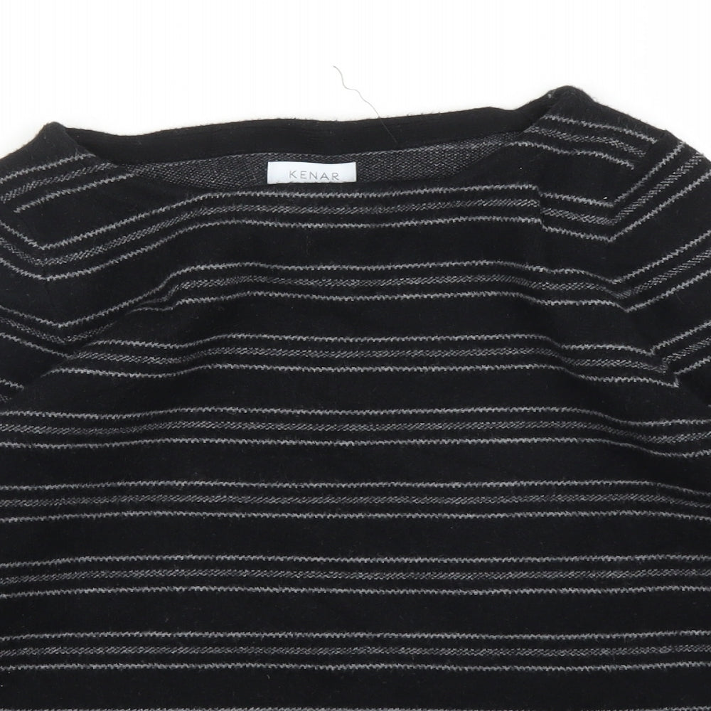 Womens UK Size M Kenar Black Pullover Jumper