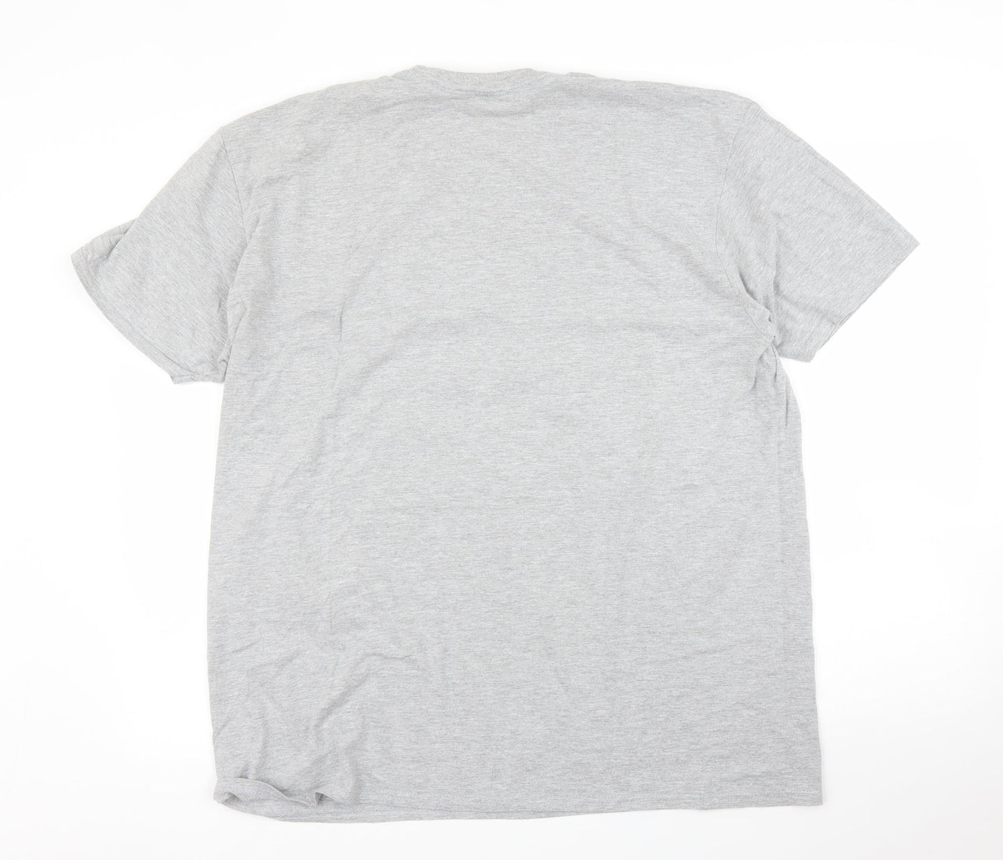 Womens UK Size 2XL Gildan Grey Basic T-Shirt