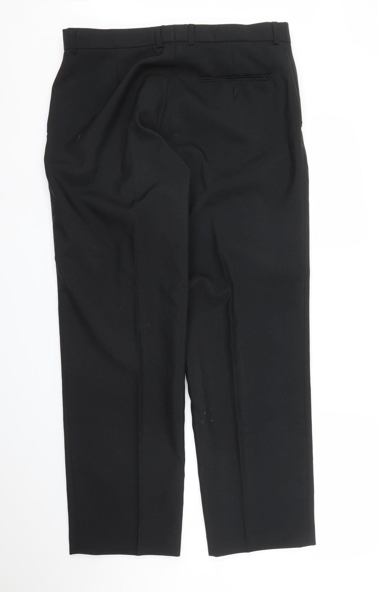Preworn Mens Black   Trousers  Size 34 in L29 in