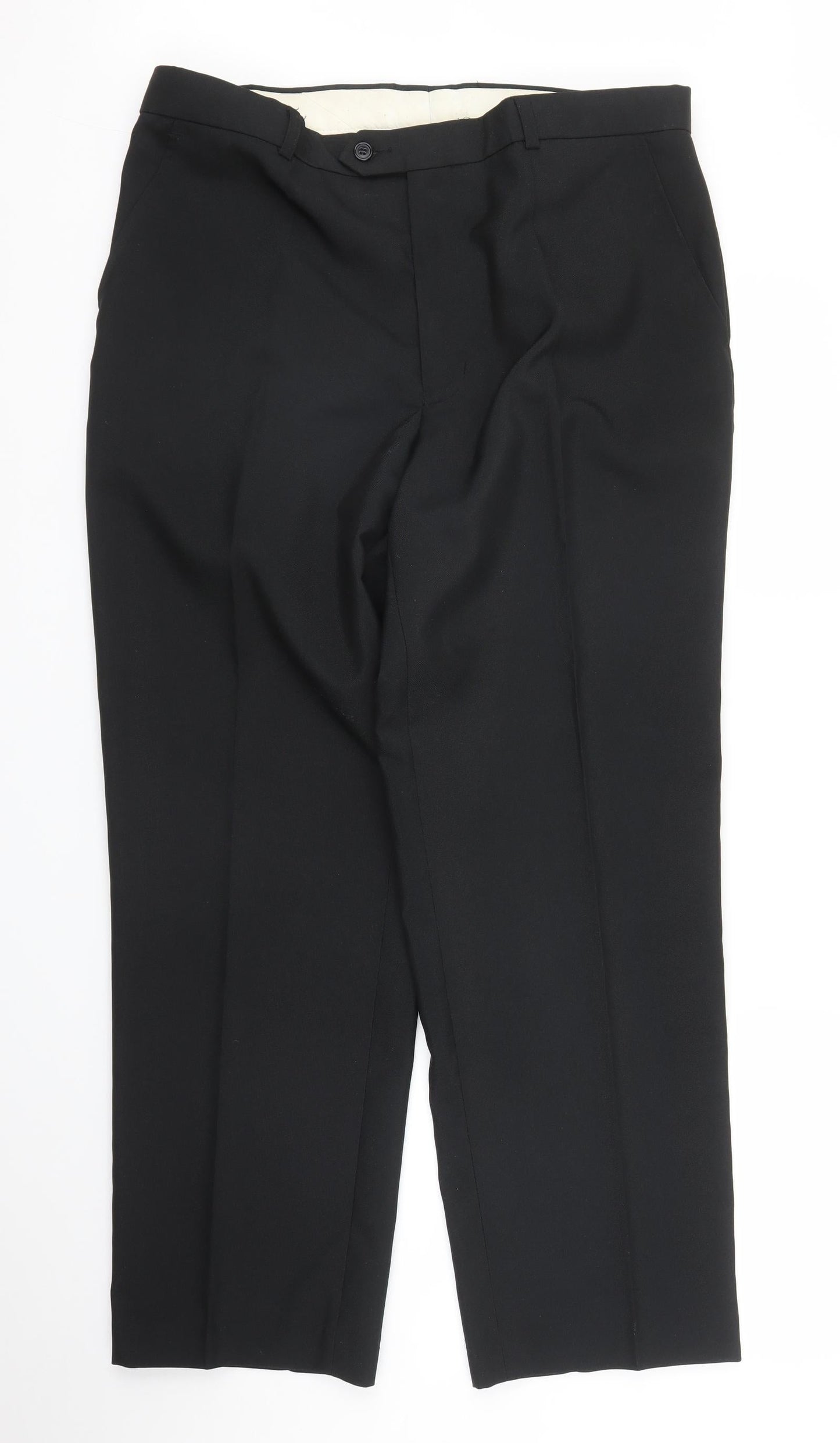 Preworn Mens Black   Trousers  Size 34 in L29 in