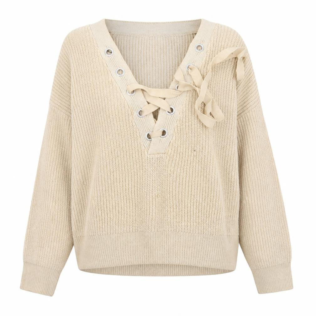 Womens UK Size S H&M Beige Pullover Jumper