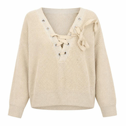 Womens UK Size S H&M Beige Pullover Jumper
