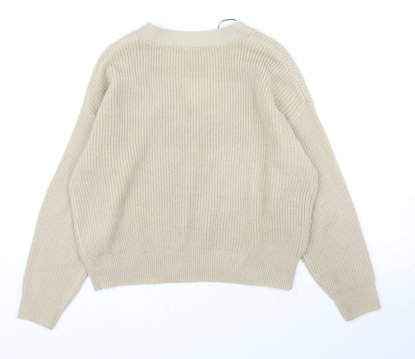 Womens UK Size S H&M Beige Pullover Jumper