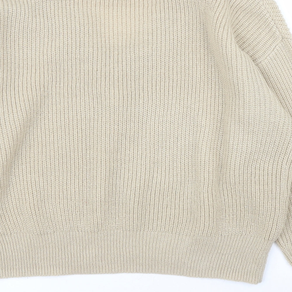 Womens UK Size S H&M Beige Pullover Jumper