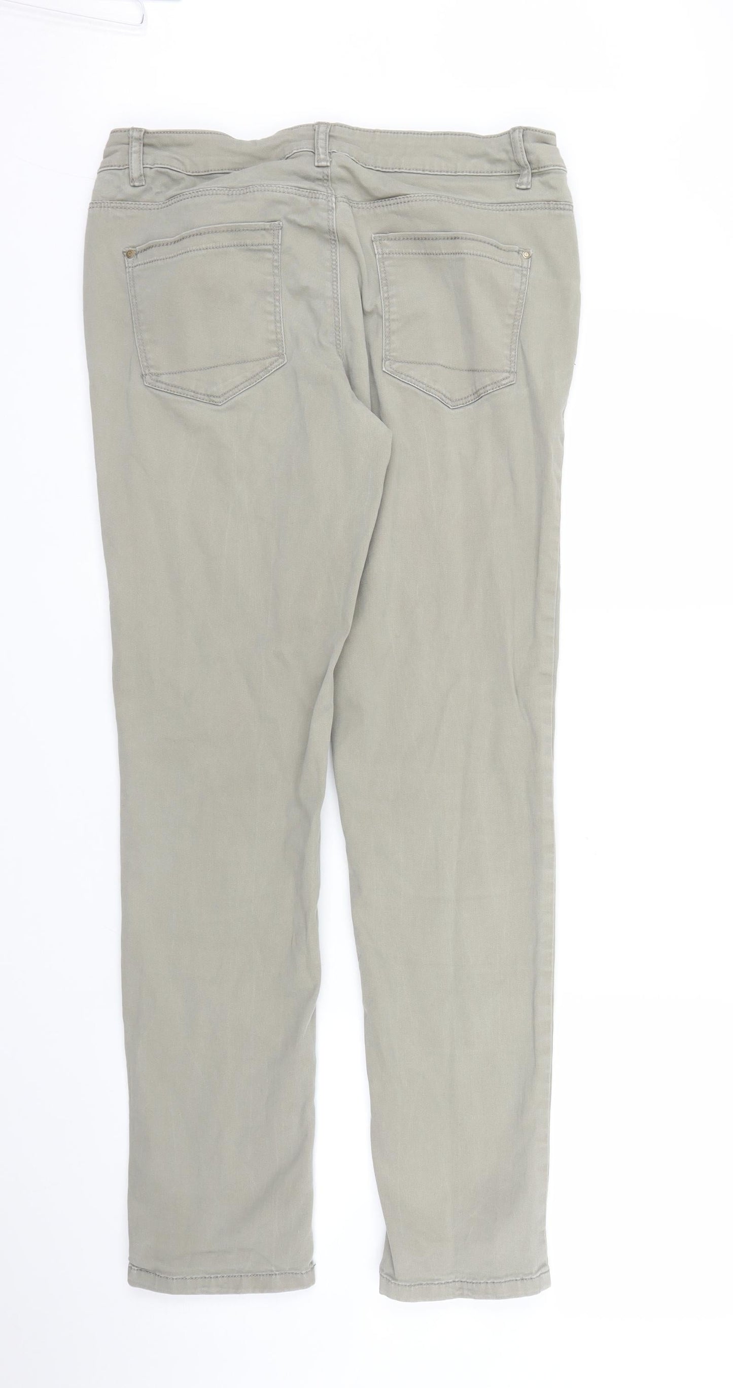 Yessica Womens Green  Denim Skinny Jeans Size 10 L29 in