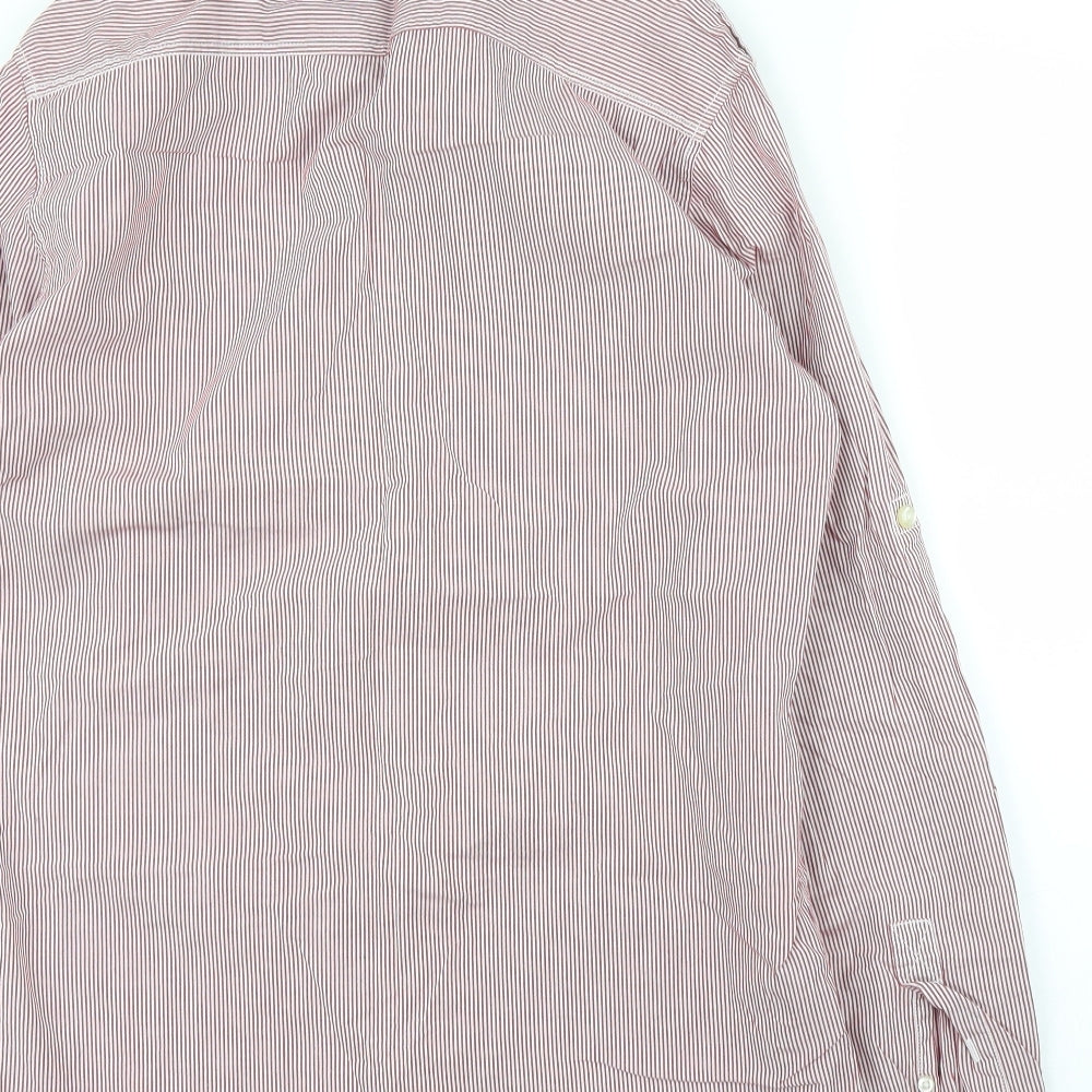 Mens UK Size M NEXT Purple  Button-Up Long Sleeve Casual Shirt