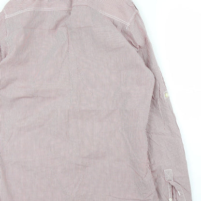 Mens UK Size M NEXT Purple  Button-Up Long Sleeve Casual Shirt