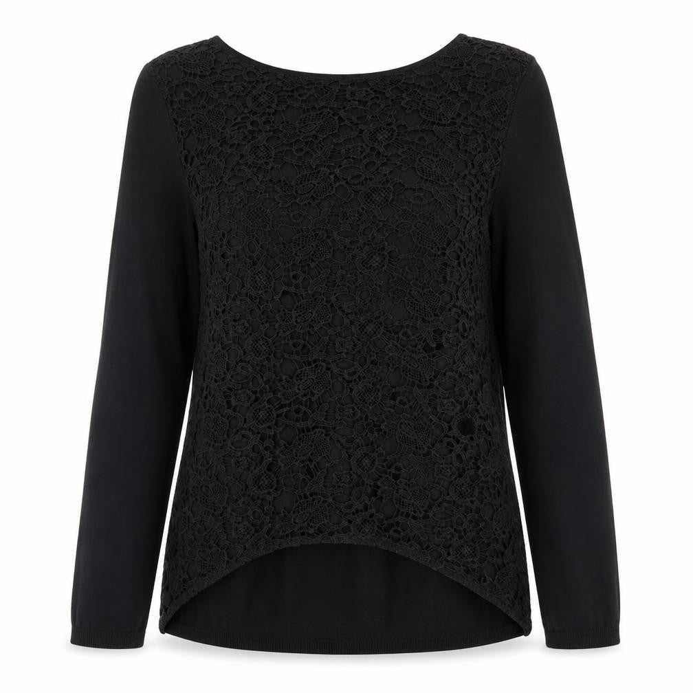 Womens UK Size 10 NEXT Black Basic Blouse