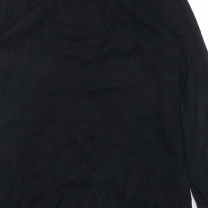 Womens UK Size 10 NEXT Black Basic Blouse