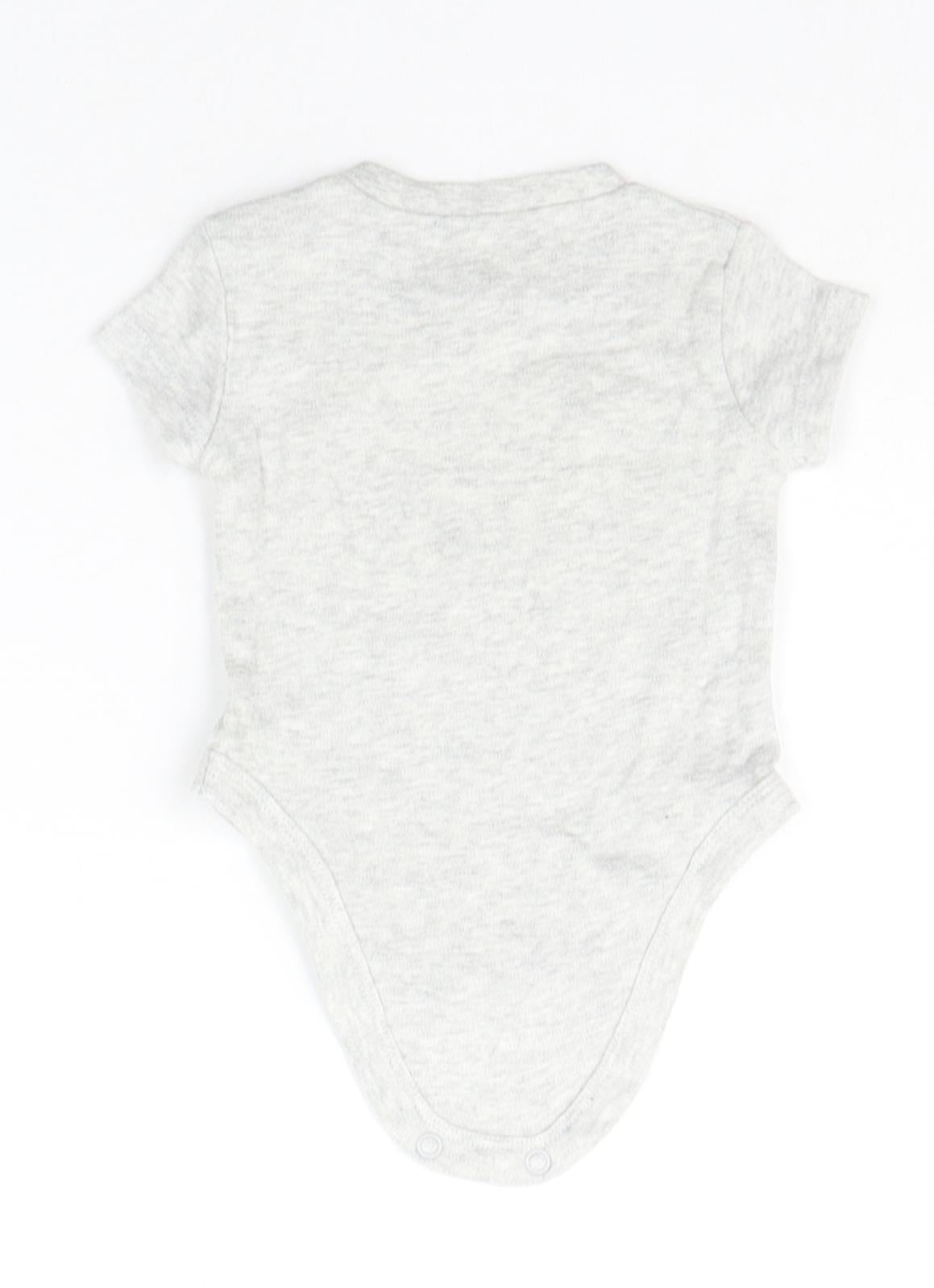 F&F Baby Grey   Babygrow One-Piece Size 0-3 Months