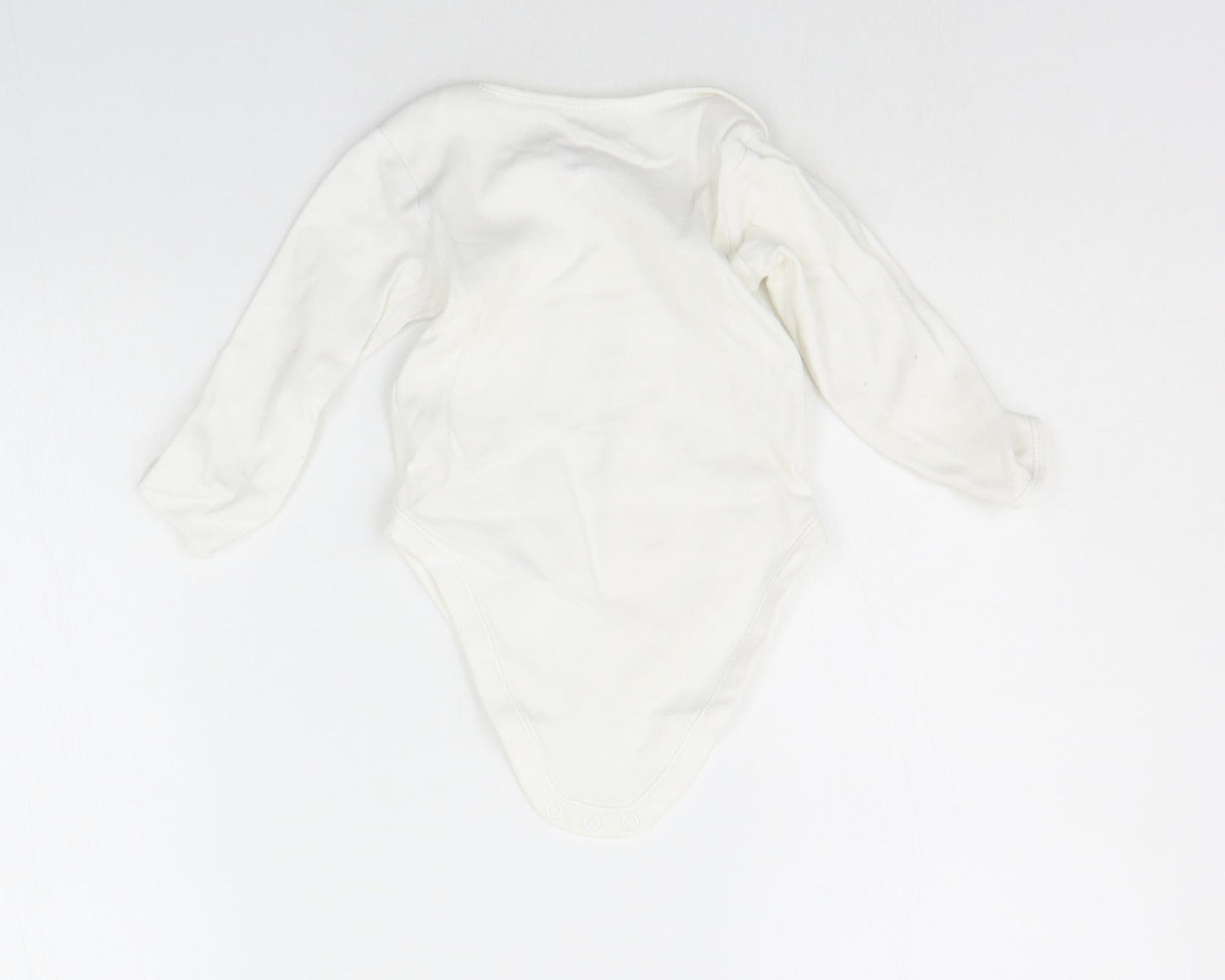 George Baby White Ikat  Babygrow One-Piece Size 12-18 Months