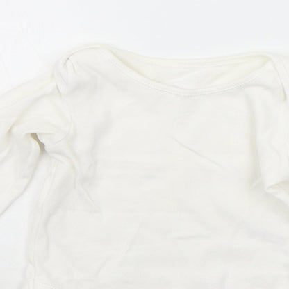George Baby White Ikat  Babygrow One-Piece Size 12-18 Months