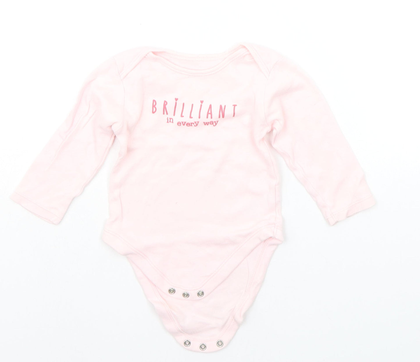 George Baby Pink   Babygrow One-Piece Size 9-12 Months