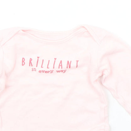 George Baby Pink   Babygrow One-Piece Size 9-12 Months