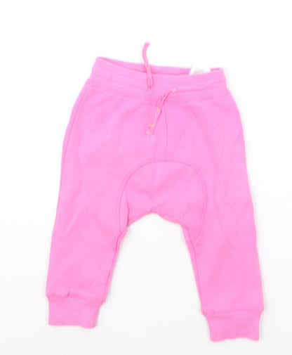 H&M Baby Pink   Jogger Trousers Size 12 Months