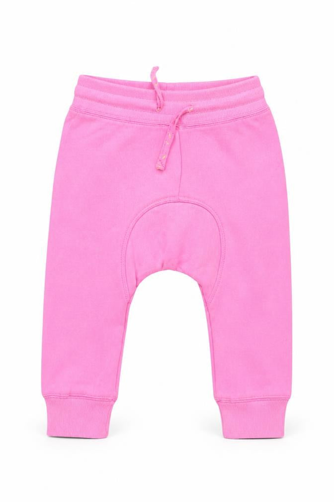 Front view of H&M Baby Pink Jogger Trousers, size 12, Months