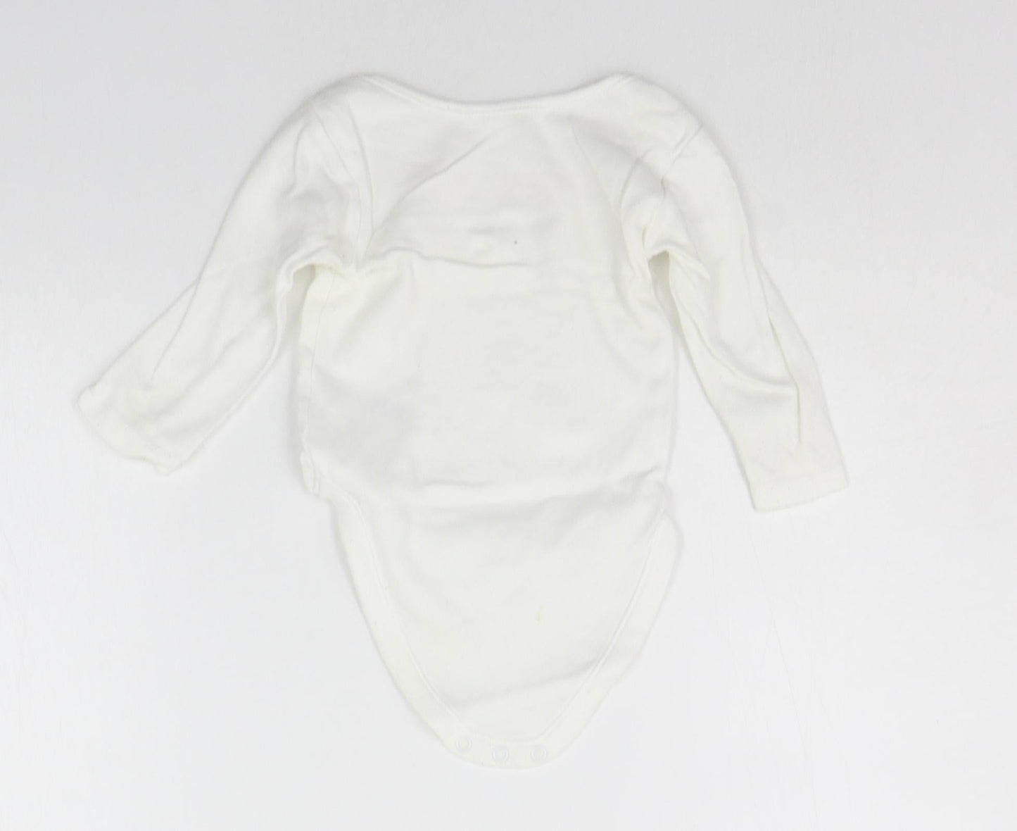 George Baby White   Babygrow One-Piece Size 9-12 Months