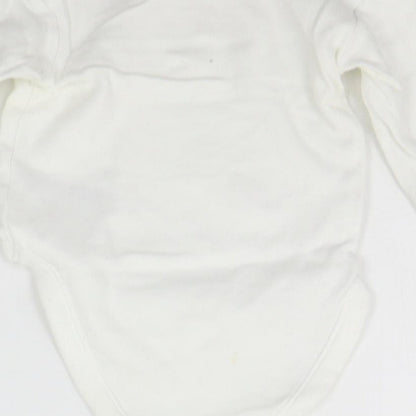 George Baby White   Babygrow One-Piece Size 9-12 Months