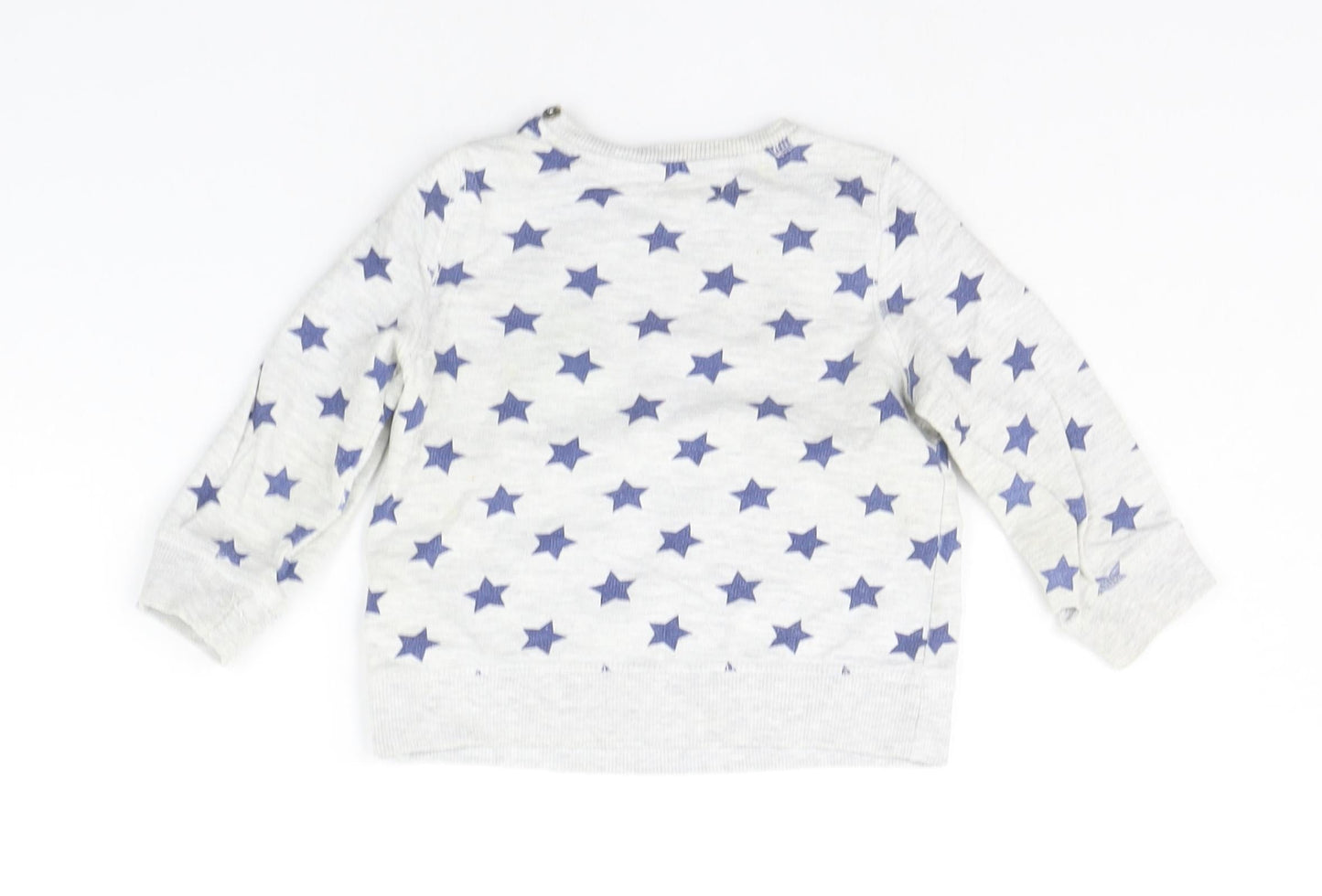 pep&CO Baby Grey Geometric  Pullover Jumper Size 18-24 Months