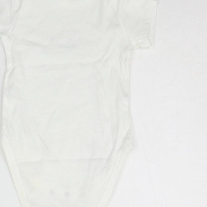 BABY CLUB  Baby White   Babygrow One-Piece Size 3-6 Months