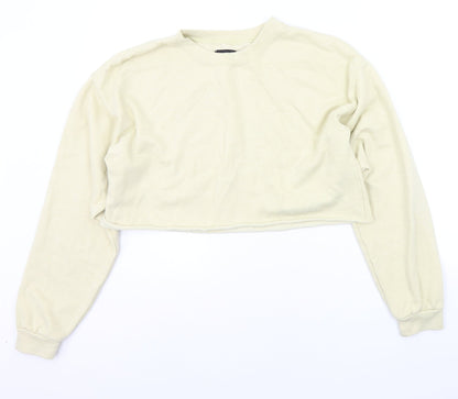 Womens UK Size S PRETTYLITTLETHING Yellow Pullover Jumper