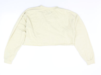 Womens UK Size S PRETTYLITTLETHING Yellow Pullover Jumper