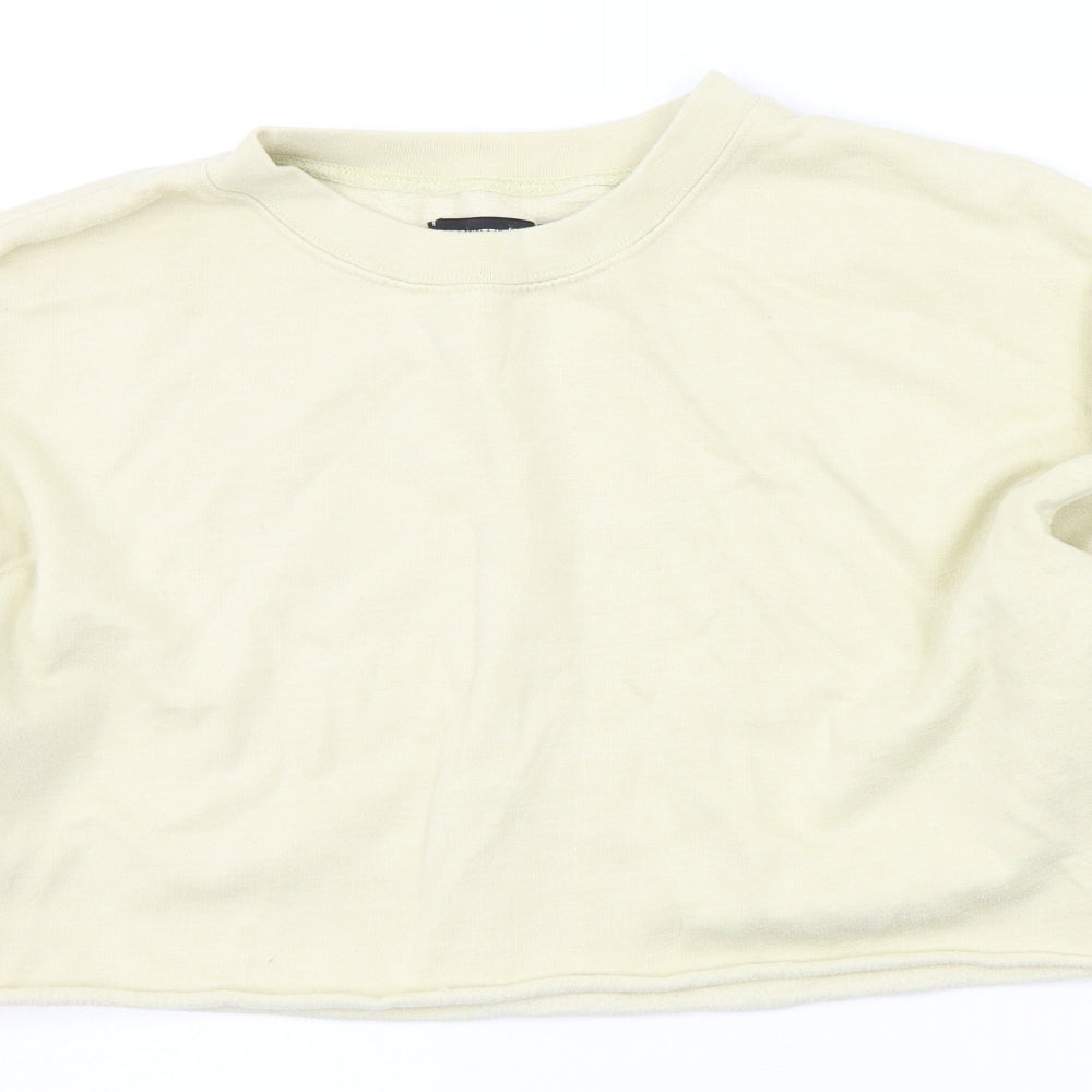 Womens UK Size S PRETTYLITTLETHING Yellow Pullover Jumper
