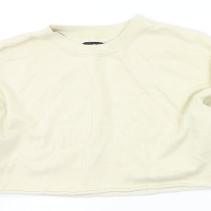 Womens UK Size S PRETTYLITTLETHING Yellow Pullover Jumper