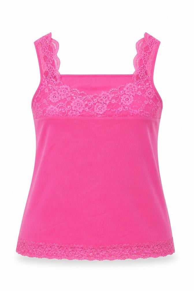 Womens UK Size XL Damart Pink Basic Tank