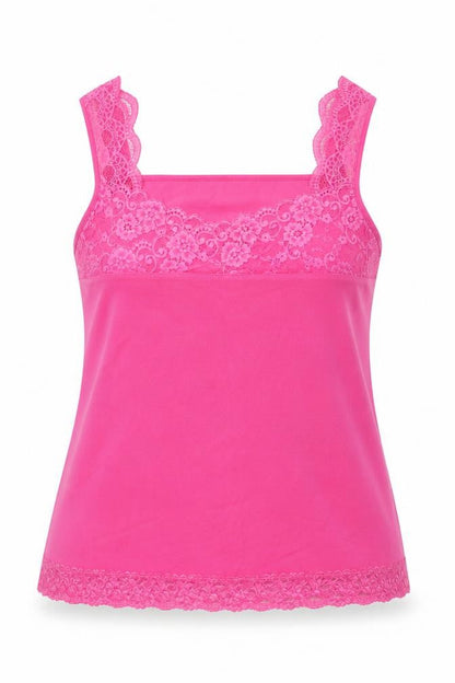 Womens UK Size XL Damart Pink Basic Tank