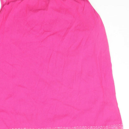 Womens UK Size XL Damart Pink Basic Tank