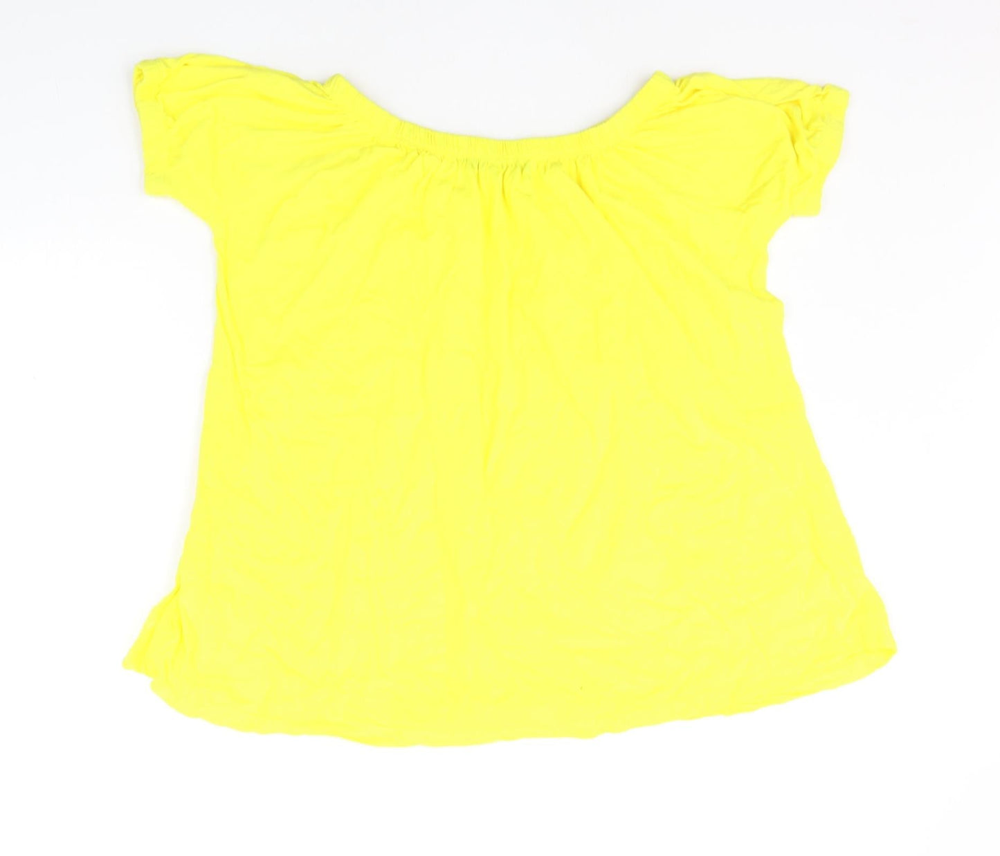 Atmosphere Womens Yellow   Basic T-Shirt Size 12