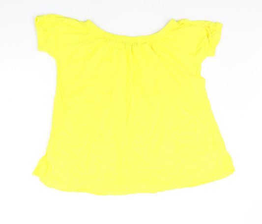 Atmosphere Womens Yellow   Basic T-Shirt Size 12